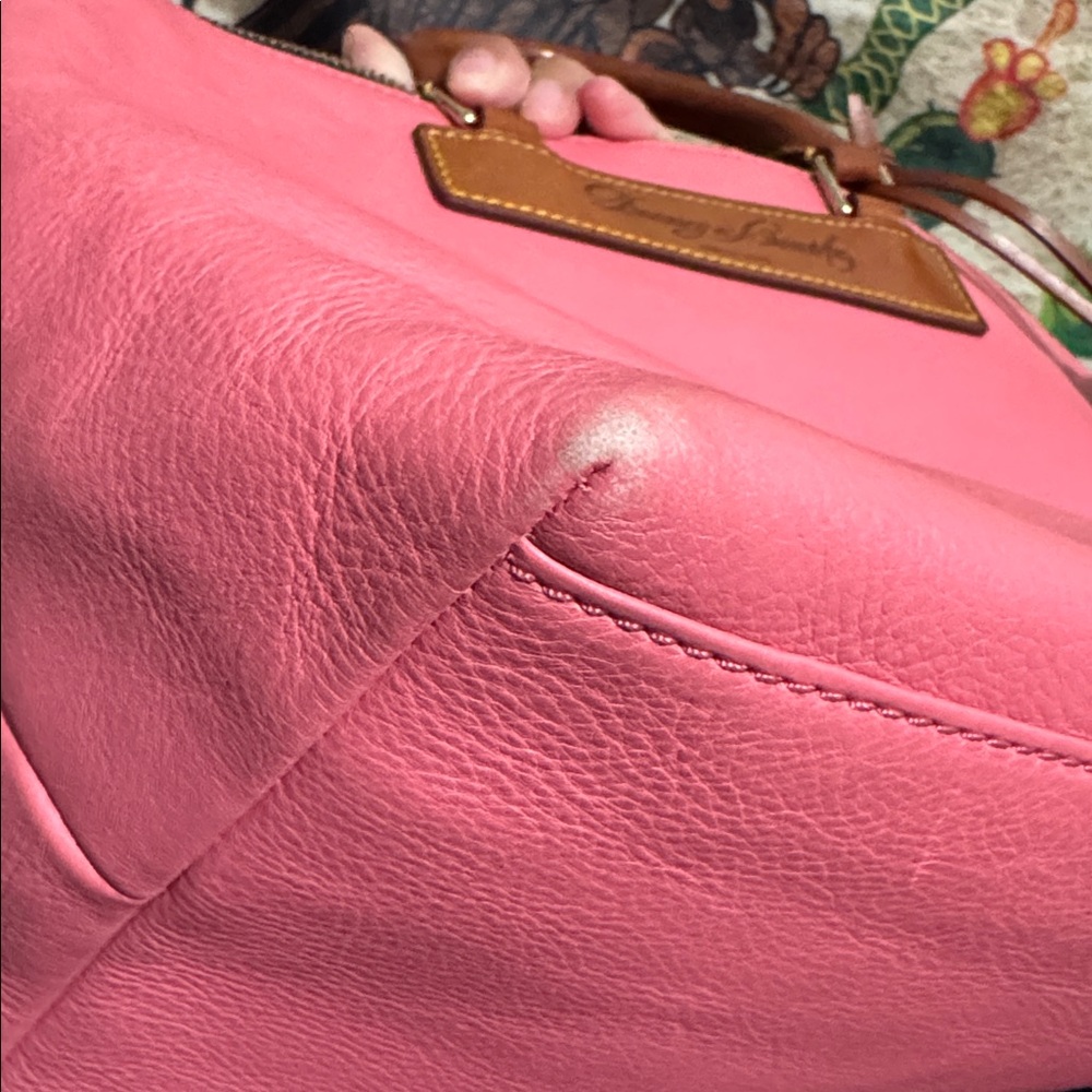 Dooney & Bourke Florentine Vacchetta Leather Satchel - Picture 5 of 16
